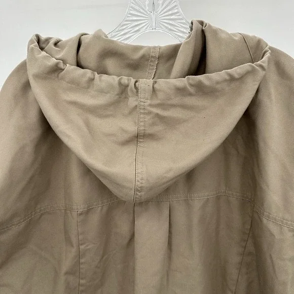 Karen Scott Womens Size S Hooded Anorak Jacket, Casual Utility Lightweight Coat - Picture 4 of 9
